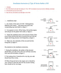 Installation instructions for Type JD Series Rubber AVM with steps and diagrams, highlighting mounting and alignment details.