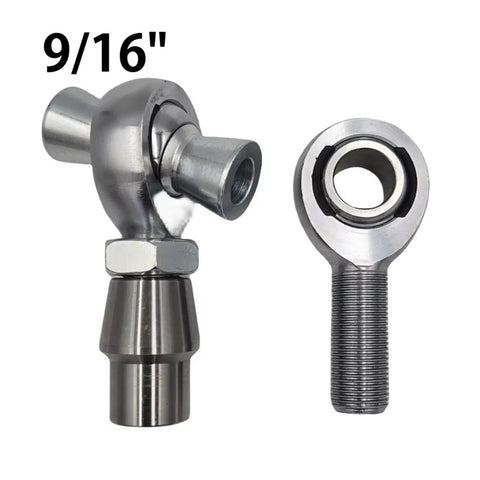 Premium 7/8 Inch Chromoly heim Joint Left Thread Rod End Bearing White Billet Tough Finish for hot rod steering use
