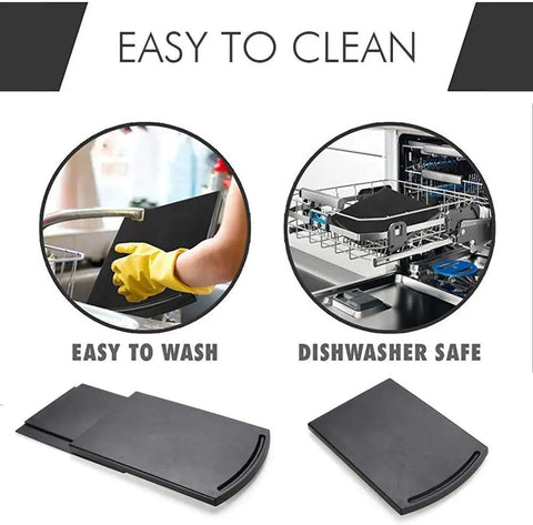 Easy to clean Total Kitchen Breeze Smooth Glide Appliance Roller Tray For Coffee Makers Blenders Toasters Dishwasher safe.