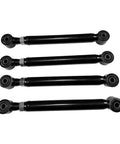 Dodge Ram Adjustable Front Upper And Lower Control Arms Kit For Bolt On 1 To 6 Inch Lift And Adjustable Panhard Track Bar For 0 To 4 Inch Lift 1994 2002 4WD Off Road Upgrade, black steel