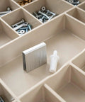 Hassle Free Shutter Repair Pins And Blind Slat Connectors For Plantation Windows And Wood Blinds With Tilt Rod Clips in parts tray