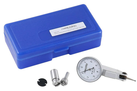 0.008 In By 0.0001 In Dial Test Indicator Pro Grade With 230 Degree Contact Point, Fully Jeweled Movement, Dovetail Mounts On Top And Back, Includes Three Eighths Inch And Five Thirty Second Inch Clamps, Model P900-S109