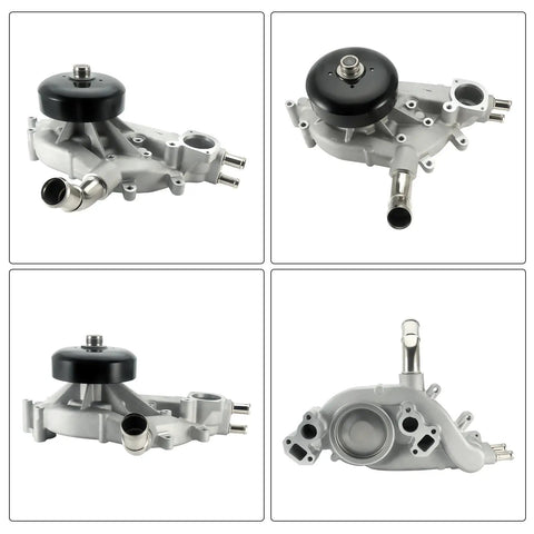 Quality Drop In Water Pump AW5104 Without Thermostat Easy Swap For Cady Escalade And ESV Models 2002 To 2006 side view