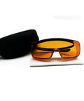 Badass Heavy Duty UV Safety Glasses Engineered To Block Harmful 254Nm UV Rays For Tlc Lab Tasks Ansi Z 871 Certified Industrial Grade Wraparound Goggles with case and cleaning cloth.