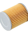 Heavy Duty Transmission Oil Cooler Filter Perfect For Nissan Altima Juke Rogue And Sentra Models, round filter with pleated design.