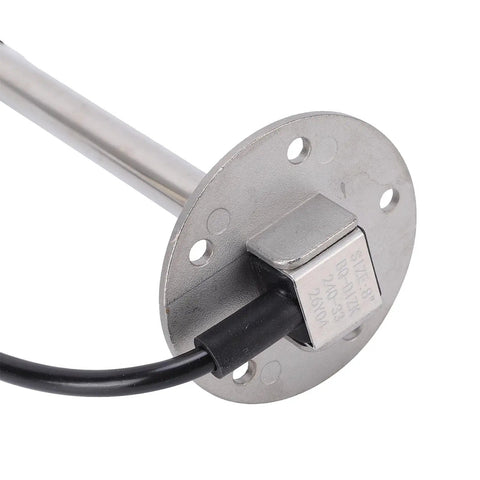 Badass Six Inch Fuel Sender And Gauge Combo With Seven Color Backlit Dial For Boat Truck Or Rv Dashboards uses a durable stainless steel sender.