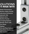 All American He Man Heavy Duty Four Hole Tall Inside Corner Bracket Ninety Degree Angle Brace showing applications like machine frames.