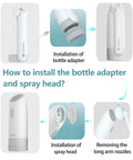 Installation guide for Portable Bidet For Travel And Daily Use With High Pressure Stream 350ml Tank USB Rechargeable IPX7 Waterproof