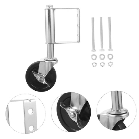 Tough As Nails Heavy Duty Gate Wheel Featuring Smooth Spring Loaded Caster Supports Up To 75 Kilos For Wooden Gates And Sliding Tracks, detailed view of the caster.