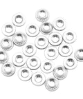 M3 Stainless Steel Self Clinching Rivet Nuts 100 Pack Heavy Duty Thread Inserts for secure sheet metal fastening arrangement.