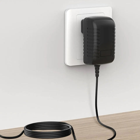 Dope AC Adapter Compatible With Boss RC-600 Loop Station Power Supply Cord plugged into wall socket