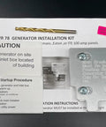 Generator Interlock Kit With Electric Start For 100 Amp Panels Compatible With Siemens Eaton Or ITE Billet Aluminum Made In USA