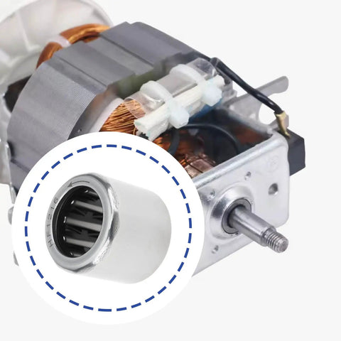 Knockout One Way Needle Rollers 12X18X16Mm for Motor Gearboxes with HF1216 bearing in a motor assembly.