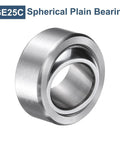 COM9T Spherical Plain Bearings 2 Pack 9/16 Inch Chrome Steel Bushings Heavy Duty Slick Operation close-up view of bearing
