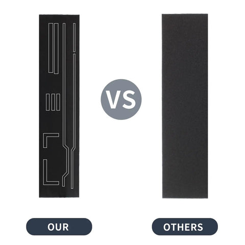 Comparative image of Light Seal Foam Sponge Kit For Canon Ae-1 And Ae-1 Program Film Camera neoprene seal vs others.