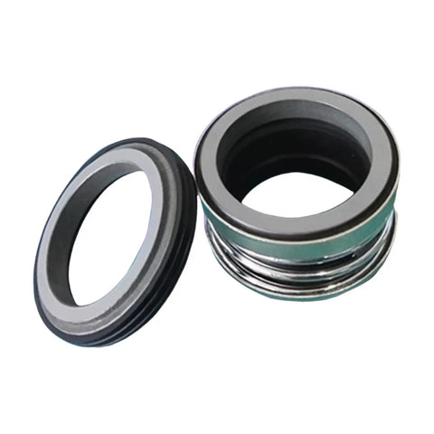 Tough As Nails Heavy Duty Mechanical Seal Compatible With Pump Shafts Savage Durability Alloy Silicon Carbide Construction Helluva Tight Fit For Industrial Machinery Up To Forty Five Millimeters, showcasing alloy construction and dual rubber seals.