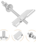 Beefy Heavy Duty Metal Toggle Bolt And Drywall Anchor Kit M8x72x100mm for hollow wall mounting, showcasing wing nut fastening.