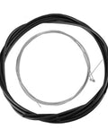 4 Pack Bike Shifter Cable Set For Snappy Gear Shifts, Durable Galvanized Cables, Shifter And Derailleur Groupset, Black Finish