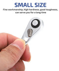 Quarter Inch Ratchet Socket Wrench With Quick Grip For Easy Bolt Fastening And Smooth Auto Repair Work, held in hand.