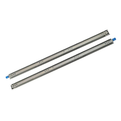 Heavy Duty 40 Inch Drawer Slides Side Mount Full Extension For Cabinets And RVs Made Of Cold Rolled Steel Pair With Easy Install Locking Mechanism And Smooth Quiet Operation For Heavy Loads, pair