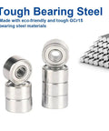 Hella Smooth 683ZZ Ball Bearings 20 Piece Set Mini Double Shielded Deep Groove 3MM X 7MM X 3MM stacked with tough bearing steel.