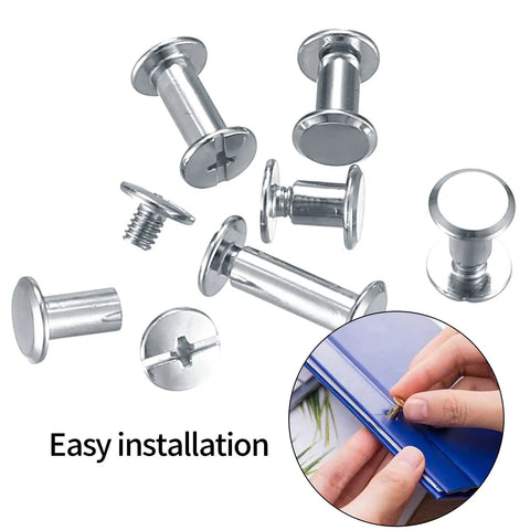 Hella Durable 160 Piece Chicago Screw And Binding Post Set crafted for heavy duty leather projects with assorted sizes.