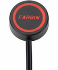 Beefy 12V 24V Round Waterproof Momentary Push Button Switch For Car Horn Pre Wired Quick Swap with black and red design