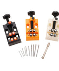 Tabletop Bead Drilling Vise Set With Four Point Rubber Tipped Posts Hand Pin Vise And Mounting Slots For Bead Drilling Jewelry Making Model Fixing And Small Parts Clamp Tool For Handy Go To Pro Grade Precision Handwork, 106 mm, with drill bits