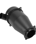 Heavy Duty Cyclone Dust Separator For Wet Dry Vacuums, black PP ABS funnel design for fine sawdust collection.