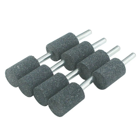 Pro Grade 20mm Cylindrical Grinding Stone Set With 1 Quarter Inch Shank Aluminum Oxide Mounted Grinding Stones For Rotary Tools And Drill