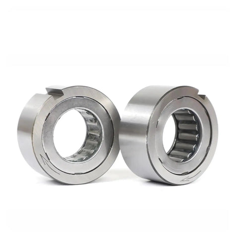 B212 Cam Clutch Needle Roller One Way Bearing With Keyway, silver heavy-duty finish, 70 mm axle diameter, 110 mm outer diameter, 42 mm width.
