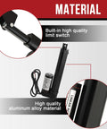 Tough As Nails 12 Volt Linear Actuator With Six Inch Stroke And Mounting Brackets IP54 Waterproof Aluminum Housing close-up showing material construction.
