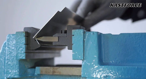 5 Inch Vise Mount Brake Bender Attachment for Metalworking bending sheet metal in vise, ideal for DIY and pro shops