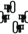 Gun Sling Swivel Mount Set For Rifle And Shotgun Slings Two Point All Metal Heavy Duty Quick Attach Hardware Clips 1 Inch Adapters