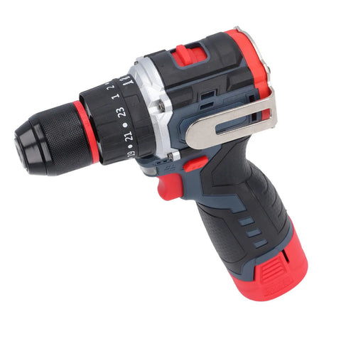 Heavy Duty 18V Cordless Drill Set With Brushless Motor And 80 Nm Torque For Home Projects That Kick Some Serious Butt And Deliver Rock Solid Power Without The Nonsense Of Weak Battery Packs, showcasing the ergonomic handle and adjustable chuck.
