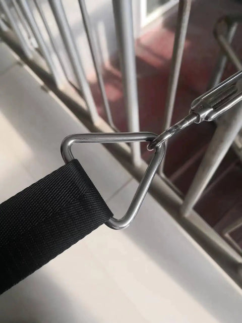 Stainless Steel 316 Marine Grade Triangle Ring Buckle Welded V Shaped Heavy Duty Ring Set Of Six One Quarter Inch By Two Inch