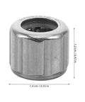 4 Pack One Way Needle Roller Bearings 8mm Inner Diameter 14mm Outer Diameter Anti Reverse Silent Operation Heavy Duty Bearing For Gym Machines Home Fitness. Metal component with inner structure.