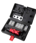 Rivet Nut Tool Kit For DIY Projects With Drill Adapter No Rivet Nuts Included Fits M3 Through M8 Nuts in open case with adapters