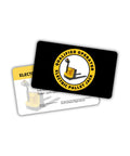 5 Pack Electric Pallet Jack Operator Credential Cards 2 By 3.5 Inch Wallet Sized Durable Plastic Training Certificates on display.