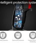 Intelligent protection system of Beast Of A Battery Powered Cable Cutter With 120KN Cut Force And LED Display, showing internal circuit.