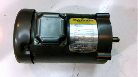 1/2 HP Single-Phase TEFC AC Motor, 56C Frame, 1725 RPM, 115/230V 60Hz, general purpose with grey heavy-gauge steel frame