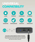 Universal compatibility icons for Ultimate Four Channel USB Podcast Bundle Includes Four UM700 Condenser Microphones And Powered USB Hub.