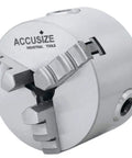 Three Jaw Chuck Plain Back 3 Inch Capacity 80 Millimeters Precision Machining Chuck With Three Thousandths Of An Inch TIR Built Rugged Semi Steel