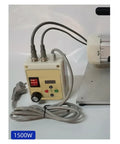 Compact Workhorse 1500W Brushless Belt Sander control panel with speed dial and power switch for woodworking tasks.