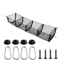 Multi Compartment Truck Bed Cargo Net For Tesla Cybertruck 2024 with hooks and screws for secure load storage