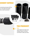 Beefy Impact Wrench Socket Set Made From Gnarly Chrome Vanadium Steel For Ruff Garage Jobs Includes multi drive adapters and sockets.