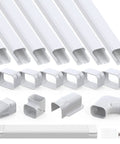 Ultra Durable 25 Ft PVC Line Set Cover Kit For Ductless Mini Split Heat Pump And Central AC Systems With 3 Inch Decorative Sleeve