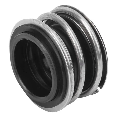 Heavy Duty Workhorse 25mm Shaft Seal For Pressure Washer Pumps Mechanical Ring With Spring Graphite And Silicon Carbide Built Tough For Wastewater And Sewage Systems No Fuss Operation, showing metallic and black components.