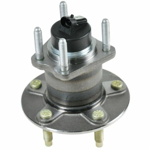 Heavy Duty Wheel Hub Bearing Assembly Kit For Chevy Cobalt 2005 Through 2010 4 Piece Front And Rear Set close-up view of the front hub assembly.