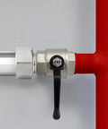 304 Stainless Steel Reducer Adapter Pipe Fitting 1 Inch NPT Male To 1-1/2 Inch NPT Female, corrosion-resistant connector in pipe setup